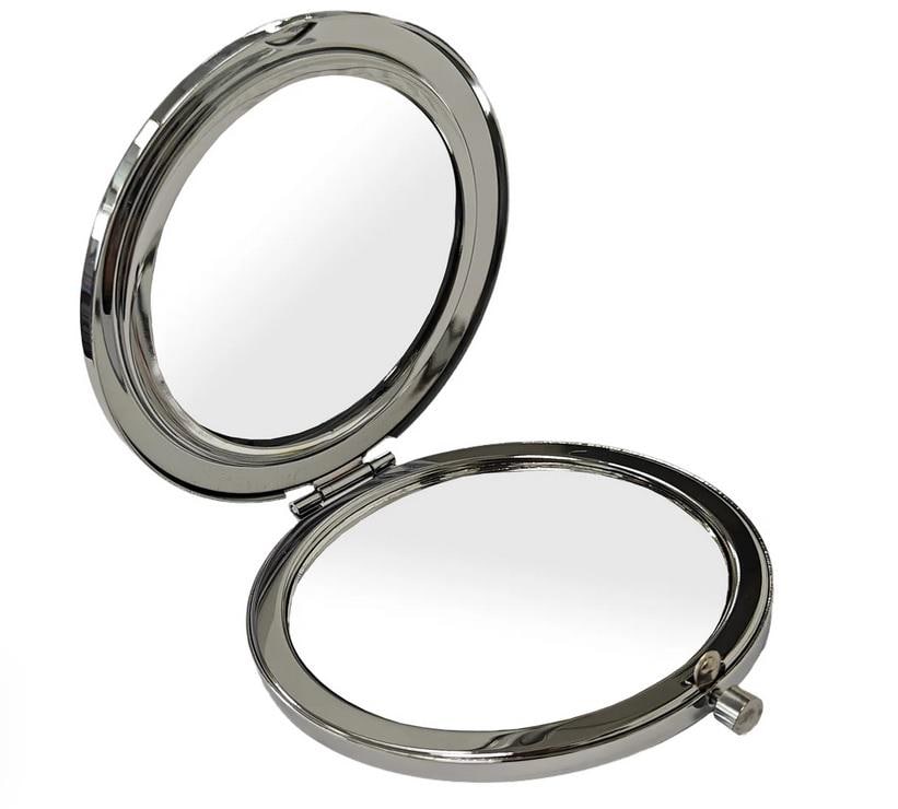 Sleeping Cat in Whistful Trees Compact Mirror – Double Mirror (7cm)