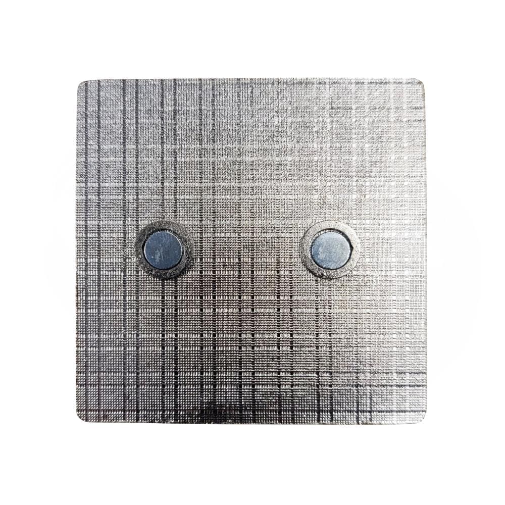 4 Piece Gift Set - Mirror, Magnet, Keyring & Pin Badge - Purple and Gold Moon, Stars