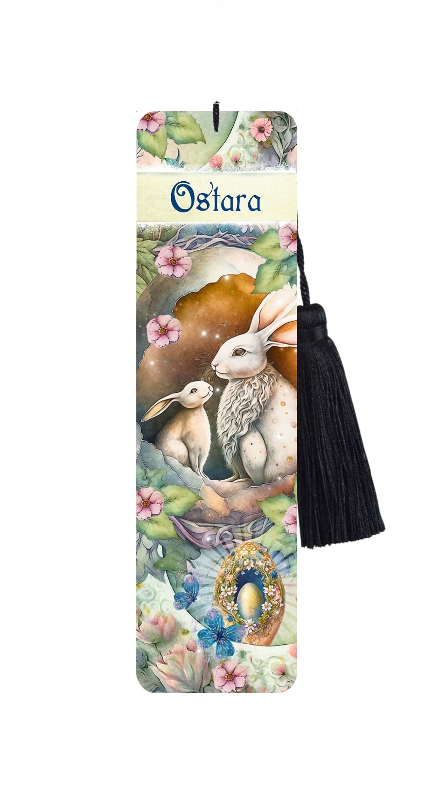 Large Metal Bookmark With Tassel - Sabbats - Litha, Mabon, Ostara, Samhain, Yule, Lammas, Beltane, Imbolc.