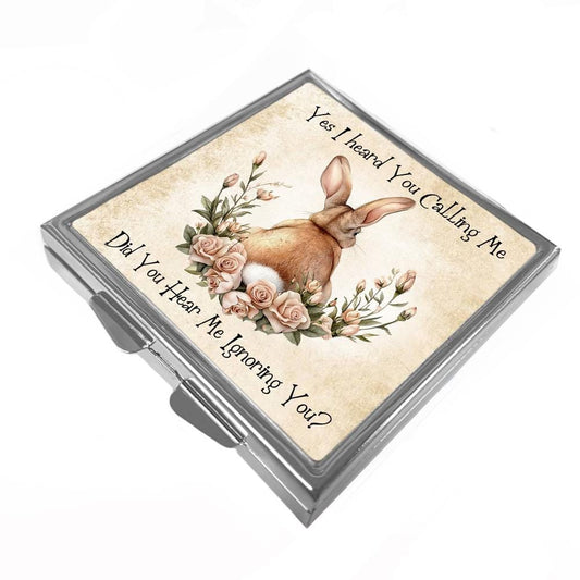 Rabbit Pill Box: Bunny Butt Trinket Storage