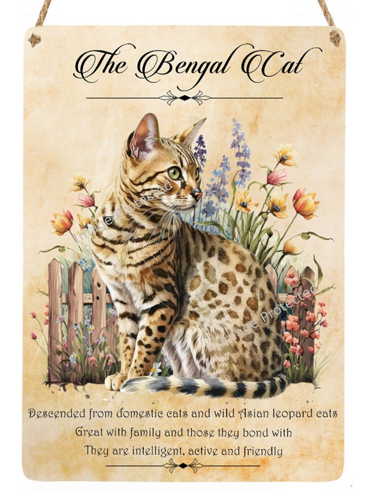 Cat Breed Sign - The Bengal Cat
