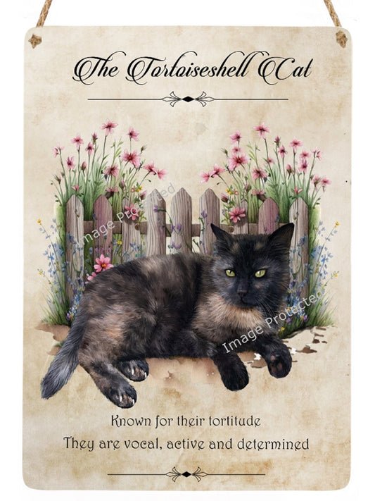 Cat Breed Sign - The Tortoiseshell Cat
