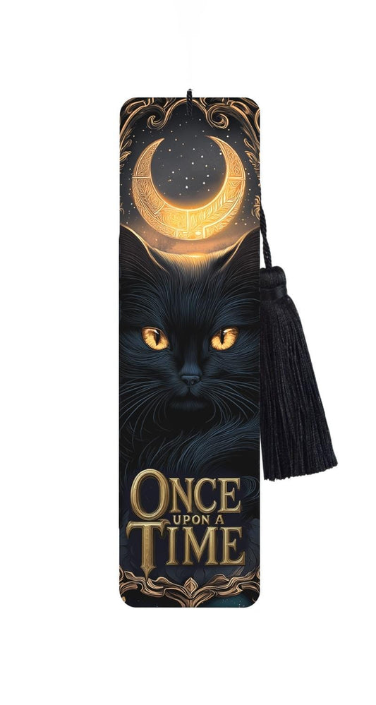 Cat Eyes Dark Romance Bookmark with Tassel: Funny Reader Gift