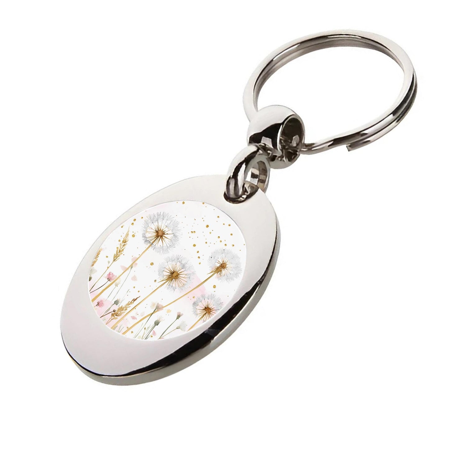 Trolly Keyring/Key Token - Floral keyring - Dandylions
