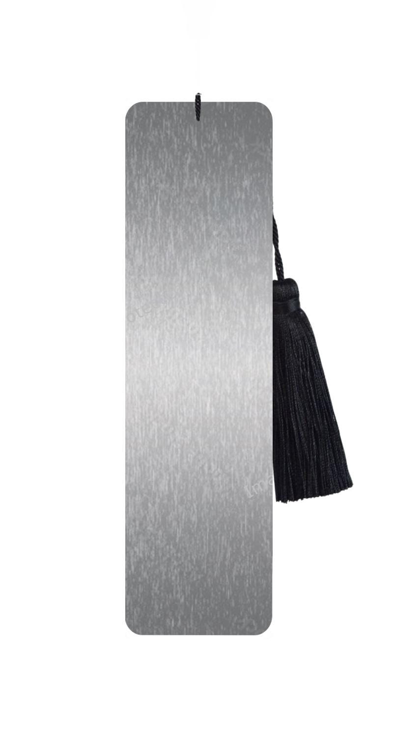 Large Metal Bookmark With Tassel - Hare Bookmark - Nature Does Not Hurry....