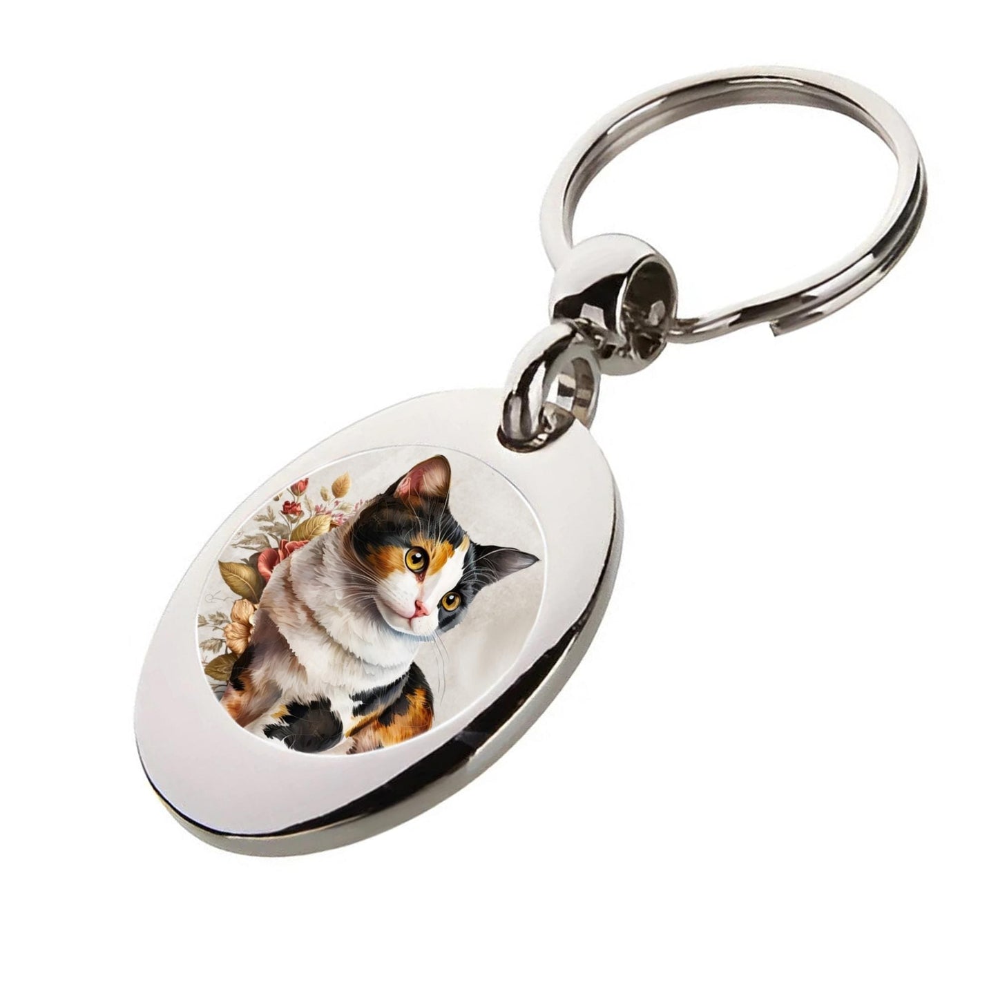 Calico Cat Keyring: Trolley Coin Token