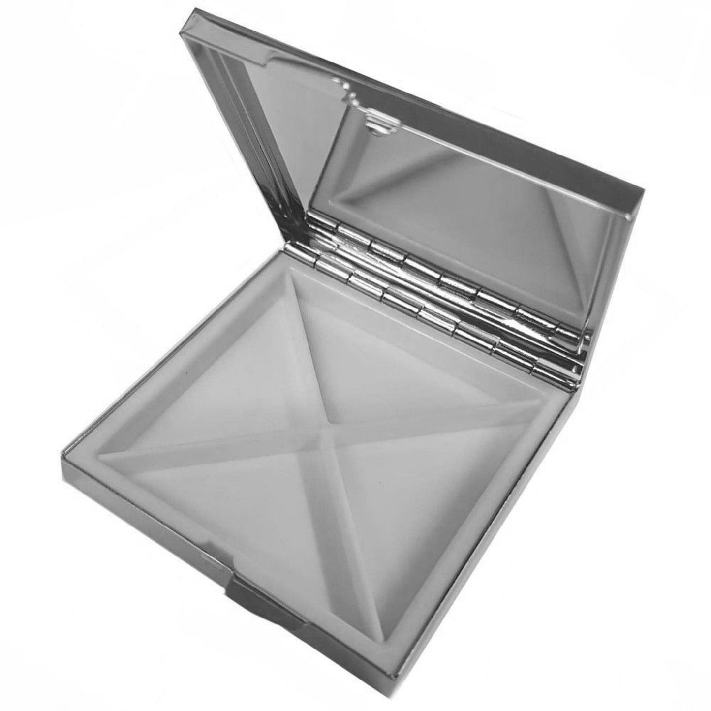 Square Pill/Trinket Box - Silver Tabby Cat - Sacha