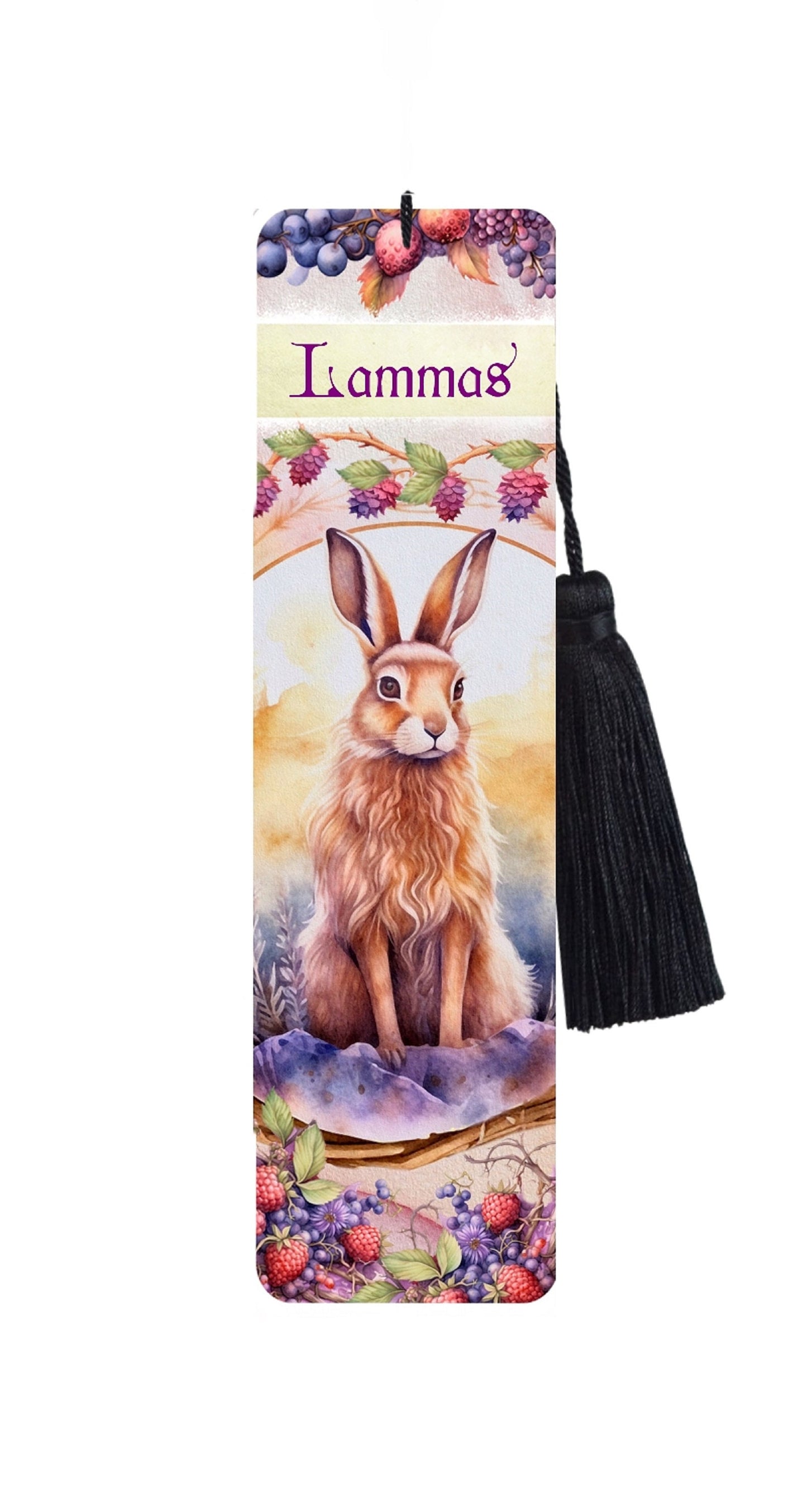 Large Metal Bookmark With Tassel - Sabbats - Litha, Mabon, Ostara, Samhain, Yule, Lammas, Beltane, Imbolc.