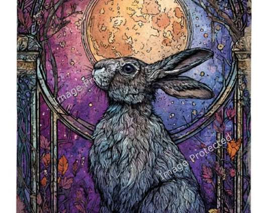 Mystic Hare Metal Sign – Motivational Quote Home Decor